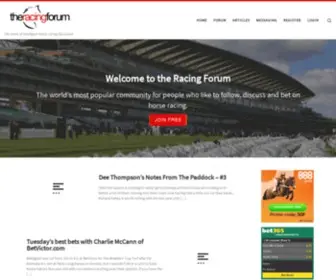Theracingforum.co.uk(The Racing Forum) Screenshot