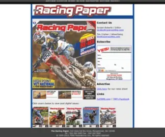 Theracingpaper.com(The Racing Paper) Screenshot