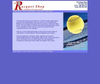 Theracquetshop.com(The Racquet Shop) Screenshot