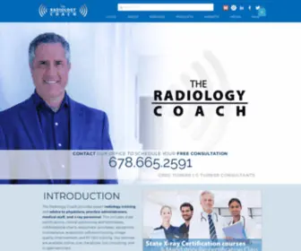 Theradiologycoach.com(The Radiology Coach) Screenshot