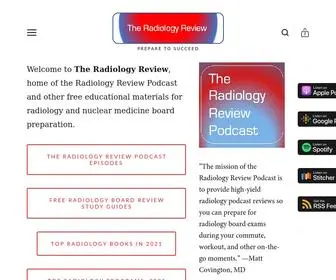 Theradiologyreview.com(The Radiology Review) Screenshot
