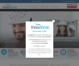 Theradome.com(Laser Hair Growth) Screenshot