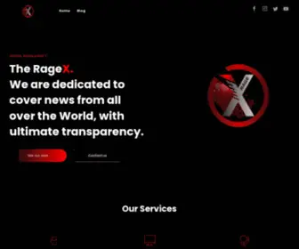 Theragex.com(The Rage X) Screenshot