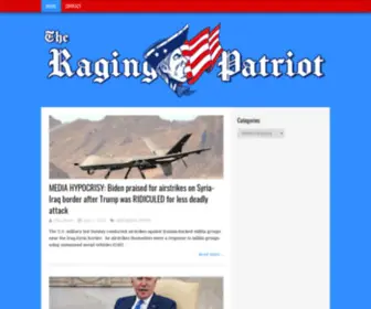 Theragingpatriot.org(The Raging Patriot) Screenshot