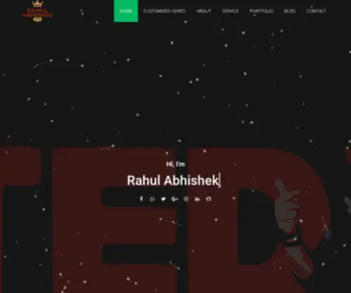 Therahulabhishek.com(Therahulabhishek) Screenshot