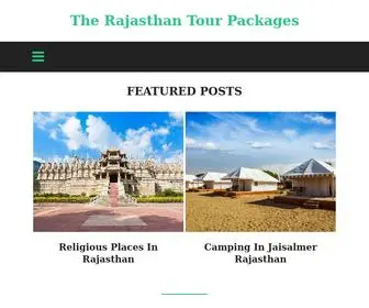 Therajasthantourpackages.com(The Rajasthan Tour Packages) Screenshot