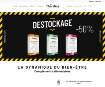 Theralica.com(Theralica gamme de compléments alimentaires) Screenshot