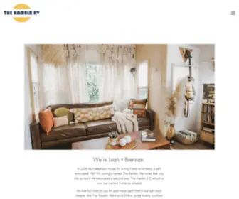 Theramblrrv.com(The Road) Screenshot