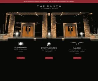 Theranch.com(THE RANCH Restaurant & Saloon) Screenshot