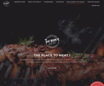 Theranch.fr(The Ranch restaurant Colombes & Clamart ParisSteakhouse) Screenshot