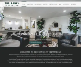 Theranchatchampions.com(The Ranch at Champions) Screenshot