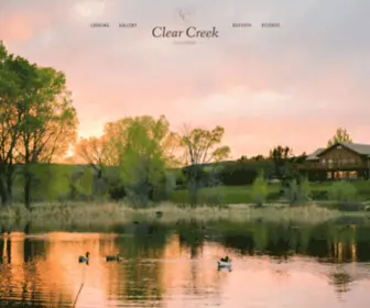 Theranchatzion.com(Clear Creek Ranch) Screenshot