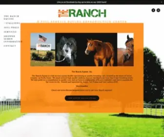 Theranchequine.com(The Ranch Equine) Screenshot