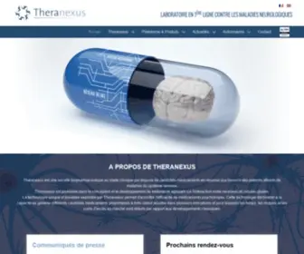 Theranexus.com(Theranexus est une société biopharmaceutique au stade clinique qui dispose de candidats) Screenshot