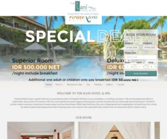 Theranihotel.com(The Rani Hotel & SpaThe Rani Hotel & Spa The Rani Hotel & Spa) Screenshot