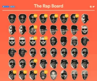 Therapboard.com(The Rap Board) Screenshot