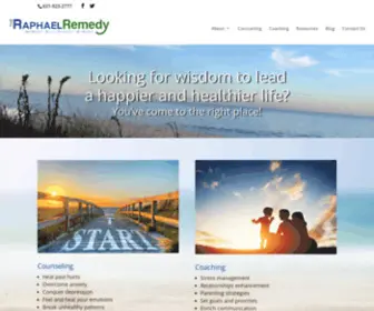 Theraphaelremedy.com(Catholic Counseling) Screenshot