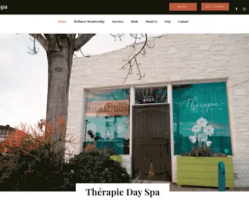 Therapiedayspa.com(Therapie Day Spa) Screenshot