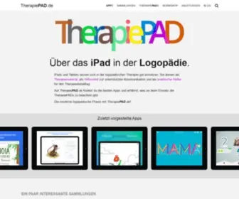 Therapiepad.de(Das iPad in der Logopädie) Screenshot