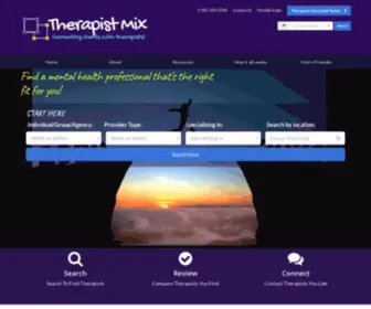 Therapistmix.com(Therapist Directory) Screenshot