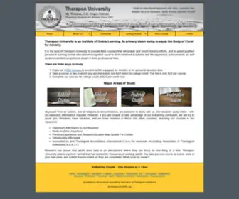 Theraponuniversity.org(Therapon University) Screenshot