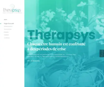 Therapsys.ch(Cabinet de psychiatrie et psychothérapie) Screenshot