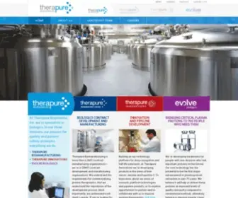 Therapurebio.com(Resilience Biotechnologies Inc) Screenshot