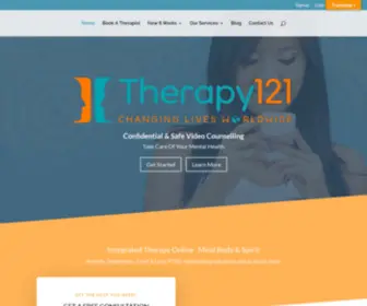 Therapy-121.com(121, Integrated Therapy Online Via Skype Your SEO optimized title) Screenshot