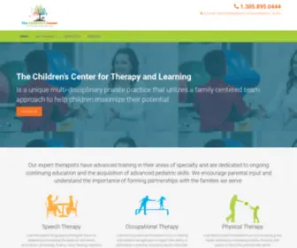 Therapyandlearning.com(Children's Center for Therapy and Learning Center) Screenshot