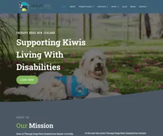 Therapydogs.co.nz(Therapy Dogs New Zealand) Screenshot