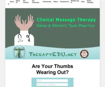 Therapyedu.net(Online Medical Massage Therapy Classes) Screenshot