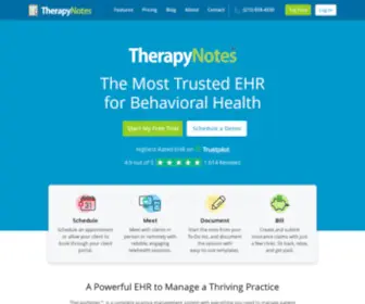 Therapynotes.com(Therapynotes®) Screenshot