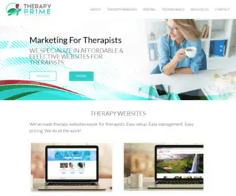 Therapyprime.com(Websites & SEO For Therapists) Screenshot