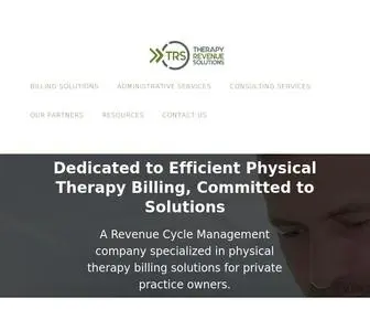 Therapyrevenuesolutions.com(Therapy Revenue Solutions Specializes) Screenshot