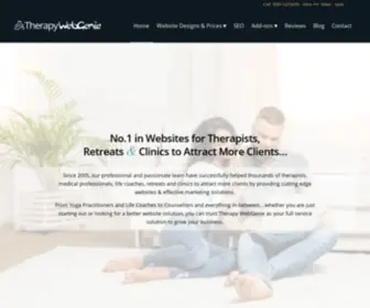 Therapywebgenie.uk(Websites for Therapists) Screenshot