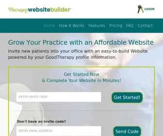 Therapywebsitebuilder.com(TherapyWebsiteBuilder®) Screenshot