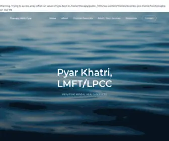 Therapywithpyar.com(Therapy With Pyar) Screenshot