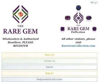 Theraregem.com(The Rare Gem) Screenshot