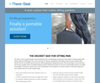 Theraseat.com(A seat cushion) Screenshot