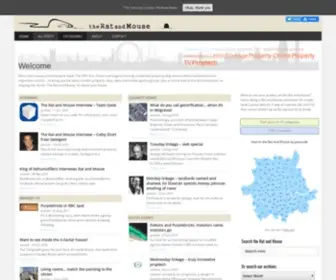 Theratandmouse.co.uk(London's property blog) Screenshot