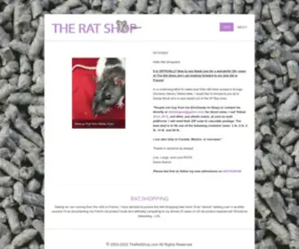 Theratshop.com(The rat shop) Screenshot