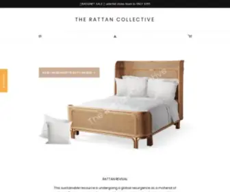 Therattancollective.com.au(Largest range of rattan beds in Australia) Screenshot