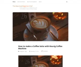 Therawfoodbeginnerchef.com(Simple recipes from a Caribbean) Screenshot