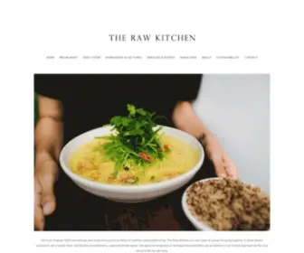 Therawkitchen.com.au(The Raw Kitchen) Screenshot