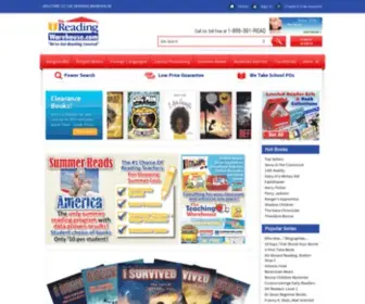 Thereadingwarehouse.com(The Reading Warehouse is America's #1 book source for Teachers and Schools) Screenshot
