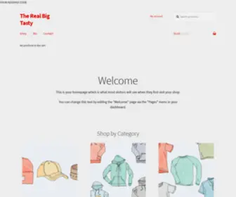 Therealbigtasty.com(The Real Big Tasty) Screenshot