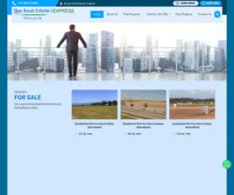 Therealestateexpress.in(The Real Estate EXPRESS) Screenshot