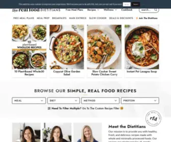 Therealfoodrds.com(The Real Food Dietitians) Screenshot