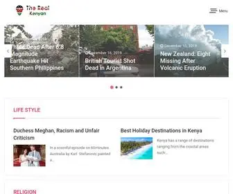 Therealkenyan.com(The Real Kenyan) Screenshot
