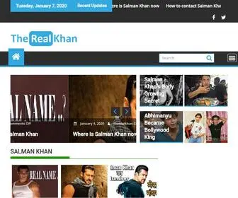 Therealkhan.com(Real Khan) Screenshot